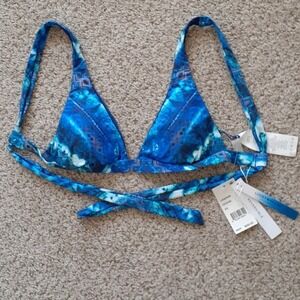 MAKE OFFER ~ ☀️🏖 NWT LUCKY BRAND reversible XS bikini top, $68